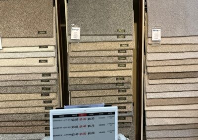 Blakley's Flooring – ESL price tag on flooring display, Indianapolis