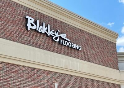 Blakley's Flooring – ESL price tag on luxury vinyl display