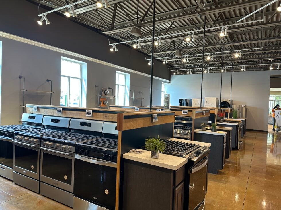 Colder's – full showroom floor with appliance displays