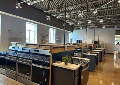 Colder's – stainless steel range display with ESL pricing