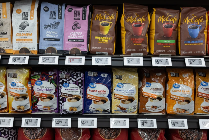 ESL at Walmart – coffee and grocery aisle pricing