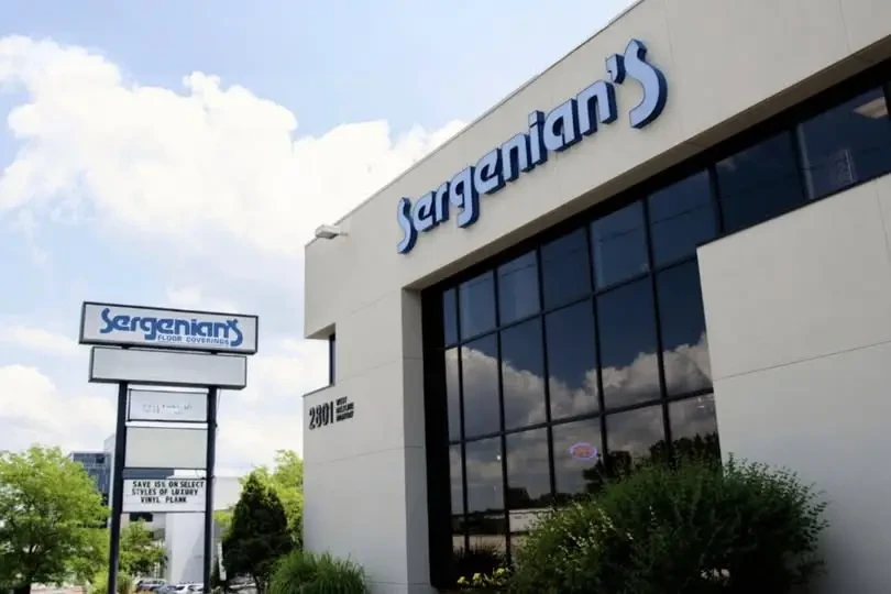 Sergenian's Floor Coverings – exterior storefront building