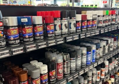 Summit Racing – Dupli-Color spray paint and automotive paint aisle